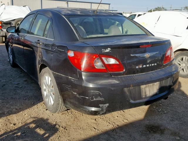 1C3LC46K18N188972 - 2008 CHRYSLER SEBRING LX BLACK photo 3