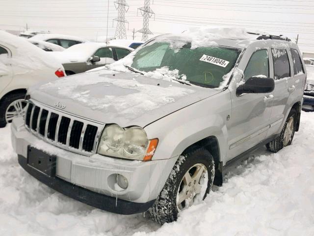 1J8HR58N26C169376 - 2006 JEEP GRAND CHER SILVER photo 2