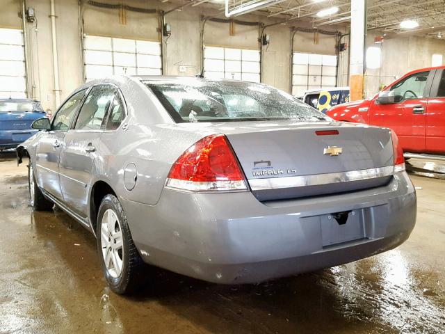 2G1WB58K769302979 - 2006 CHEVROLET IMPALA LS CHARCOAL photo 3