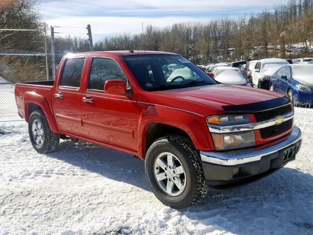 1GCHTDFE1B8119197 - 2011 CHEVROLET COLORADO L RED photo 1