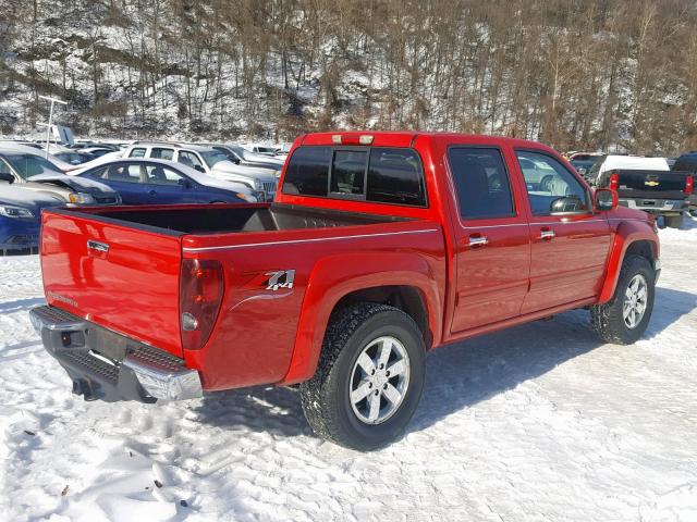 1GCHTDFE1B8119197 - 2011 CHEVROLET COLORADO L RED photo 4