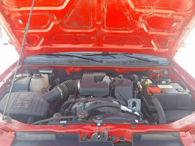 1GCHTDFE1B8119197 - 2011 CHEVROLET COLORADO L RED photo 7