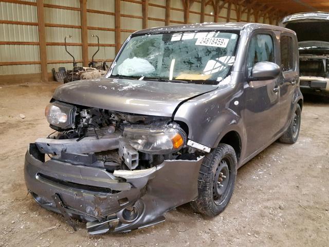 JN8AZ2KR7AT165128 - 2010 NISSAN CUBE BASE GRAY photo 2