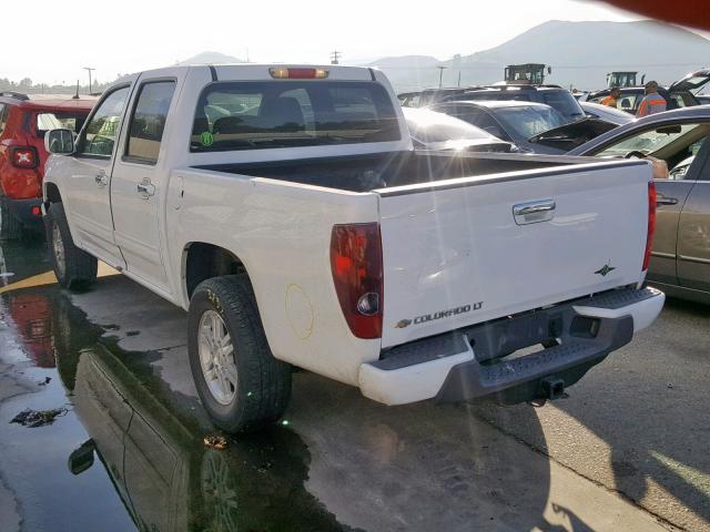 1GCHTCFE5C8108277 - 2012 CHEVROLET COLORADO L WHITE photo 3
