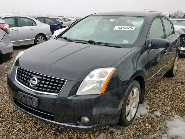 3N1AB61E58L681589 - 2008 NISSAN SENTRA 2.0 BLACK photo 2