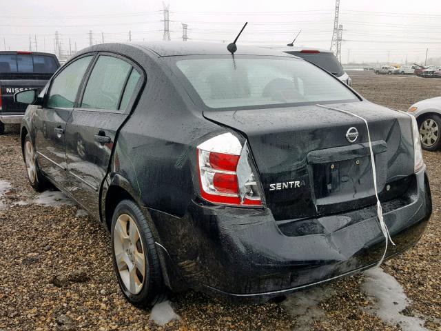 3N1AB61E58L681589 - 2008 NISSAN SENTRA 2.0 BLACK photo 3