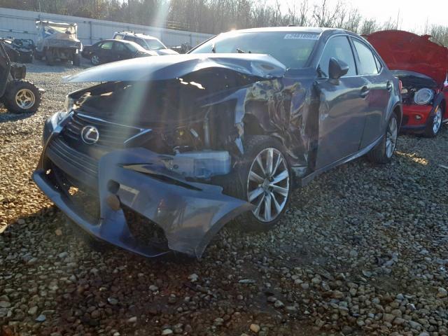 JTHBF1D21E5014099 - 2014 LEXUS IS 250 GRAY photo 2