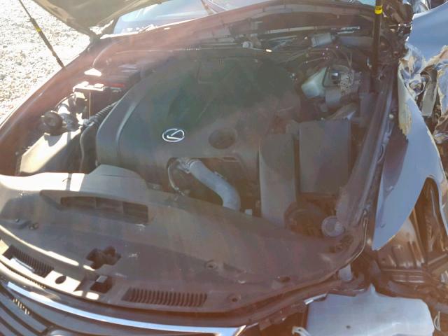 JTHBF1D21E5014099 - 2014 LEXUS IS 250 GRAY photo 7