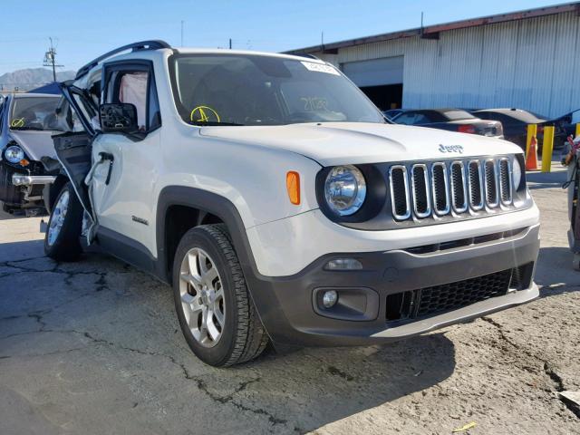 ZACCJABT2FPB16777 - 2015 JEEP RENEGADE L WHITE photo 1