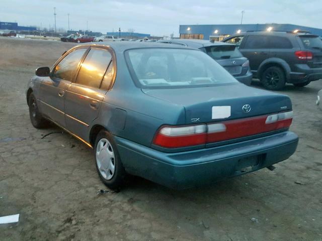 1NXBB02EXTZ462750 - 1996 TOYOTA COROLLA DX TEAL photo 3