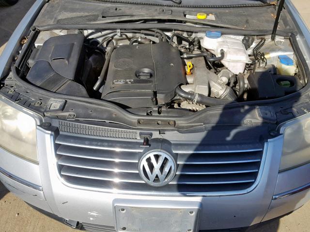 WVWPD63B02P445240 - 2002 VOLKSWAGEN PASSAT GLS SILVER photo 7