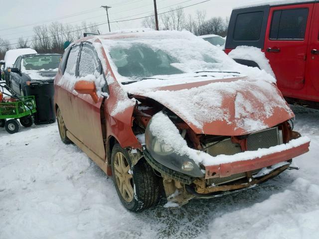 JHMGD38618S013223 - 2008 HONDA FIT SPORT ORANGE photo 1