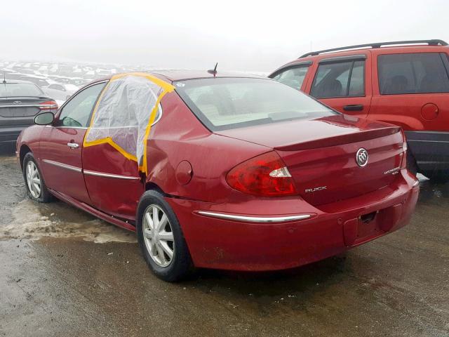 2G4WD582361209985 - 2006 BUICK LACROSSE C RED photo 3