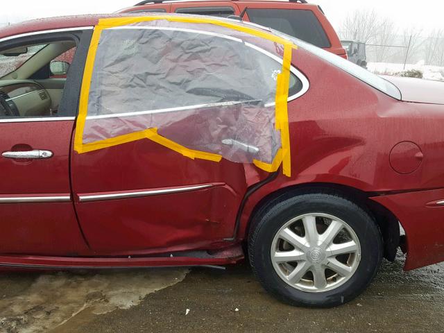 2G4WD582361209985 - 2006 BUICK LACROSSE C RED photo 9