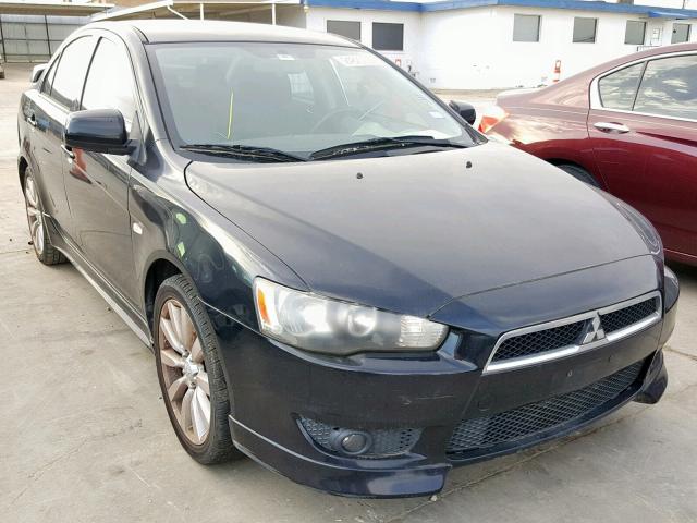 JA3AU86U88U023840 - 2008 MITSUBISHI LANCER GTS BLACK photo 1