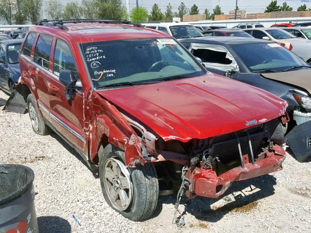 1J4HS58N75C510694 - 2005 JEEP GRAND CHER RED photo 1