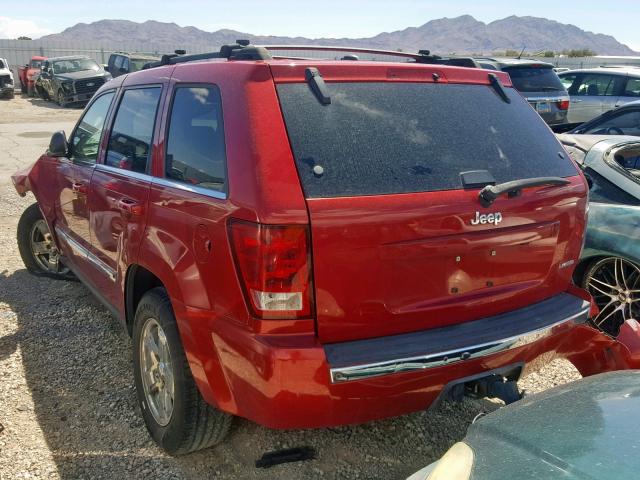 1J4HS58N75C510694 - 2005 JEEP GRAND CHER RED photo 3