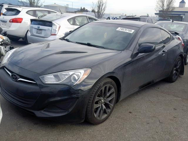 KMHHT6KD1DU112717 - 2013 HYUNDAI GENESIS CO BLACK photo 2