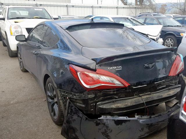 KMHHT6KD1DU112717 - 2013 HYUNDAI GENESIS CO BLACK photo 3