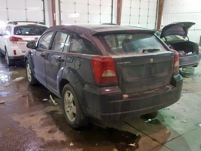 1B3HB48BX7D301177 - 2007 DODGE CALIBER SX BLACK photo 3