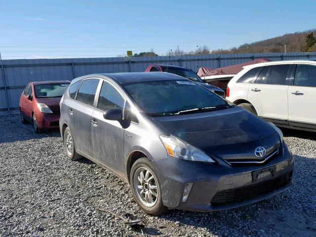 JTDZN3EU2C3123856 - 2012 TOYOTA PRIUS V GRAY photo 1