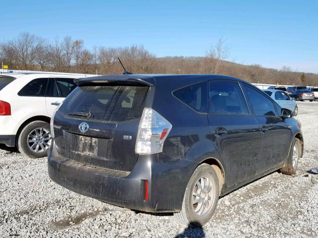 JTDZN3EU2C3123856 - 2012 TOYOTA PRIUS V GRAY photo 4