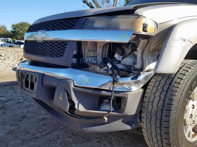 1GCDS136368127210 - 2006 CHEVROLET COLORADO GRAY photo 9