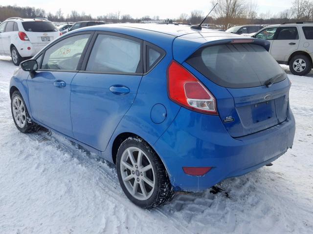 3FADP4EJXGM154086 - 2016 FORD FIESTA SE BLUE photo 3