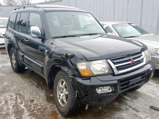 JA4MW51R01J038294 - 2001 MITSUBISHI MONTERO LI BLACK photo 1