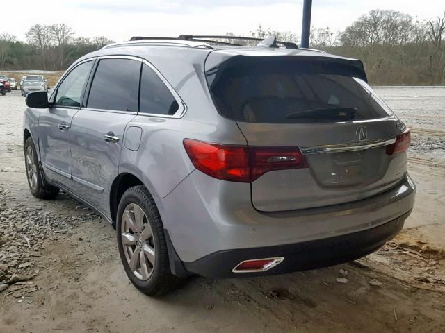 5FRYD4H98GB008164 - 2016 ACURA MDX ADVANC GRAY photo 3