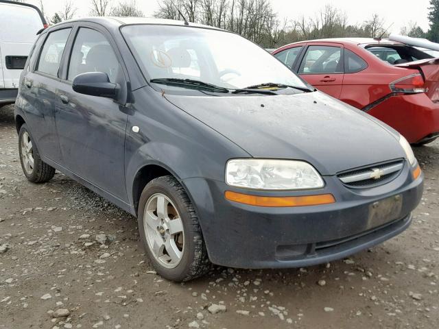 KL1TG66626B579665 - 2006 CHEVROLET AVEO LT BLACK photo 1