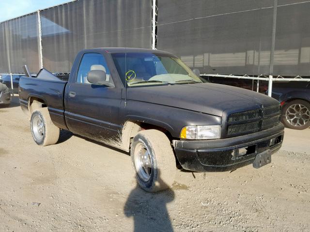 1B7HC16Z4WS538218 - 1998 DODGE RAM 1500 BLACK photo 1