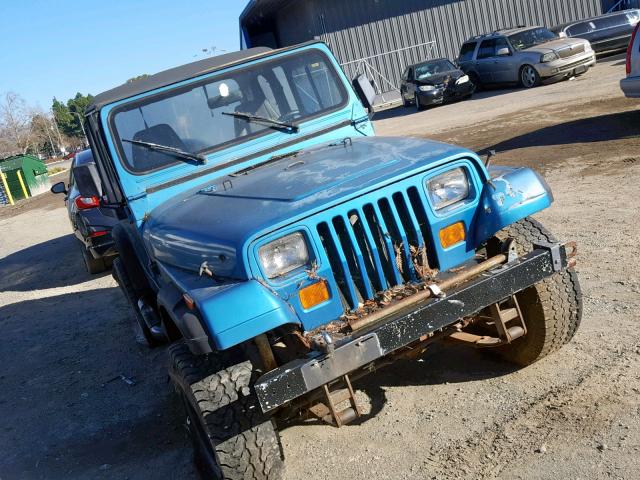 1J4FY29S4PP210082 - 1993 JEEP WRANGLER / BLUE photo 1