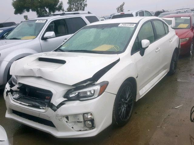 JF1VA2V62H9819780 - 2017 SUBARU WRX STI WHITE photo 2