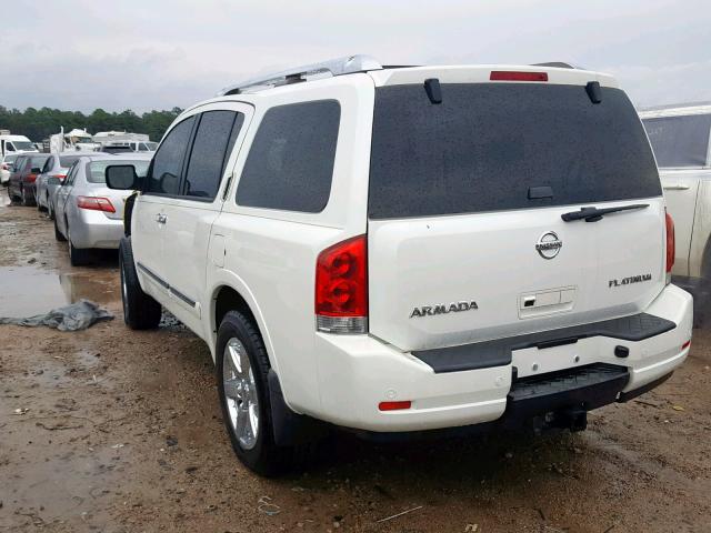 5N1AA0NE1DN613528 - 2013 NISSAN ARMADA PLA WHITE photo 3