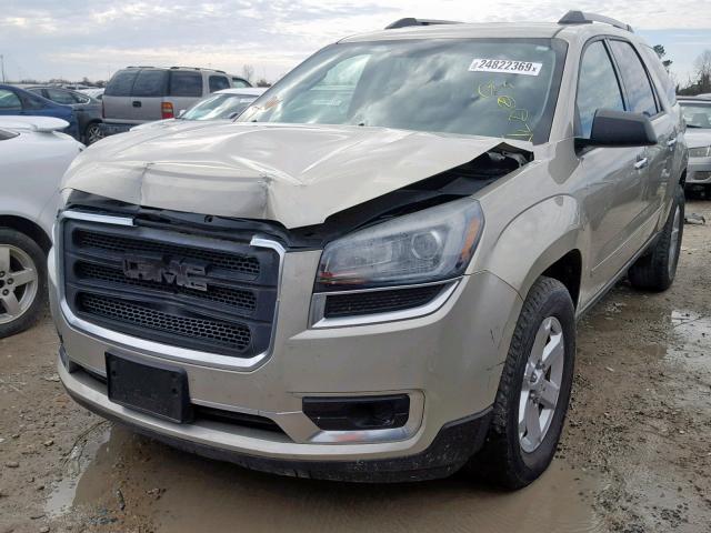 1GKKRNED1GJ151350 - 2016 GMC ACADIA SLE BEIGE photo 2