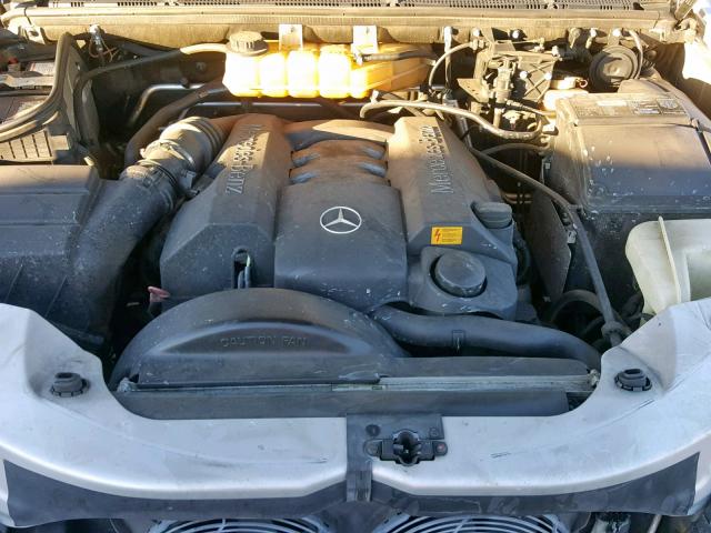 4JGAB54E4YA210166 - 2000 MERCEDES-BENZ ML 320 SILVER photo 7