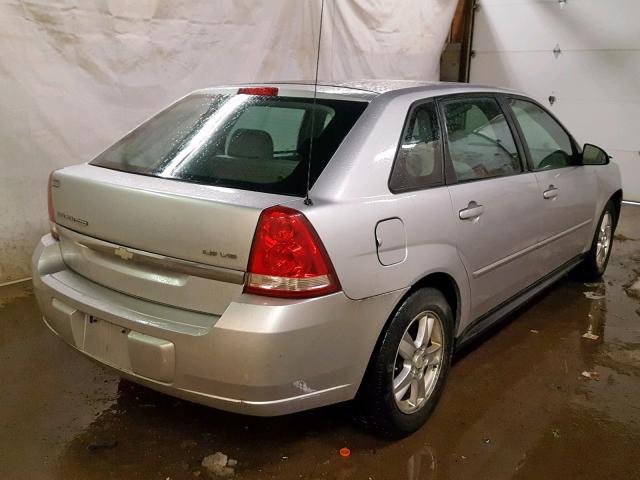 1G1ZT64884F248073 - 2004 CHEVROLET MALIBU MAX ვერცხლისფერი ფოტო 4