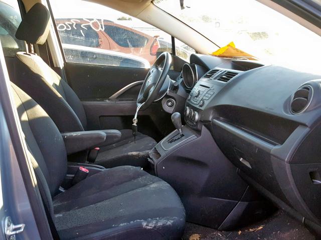 JM1CW2BL0C0125535 - 2012 MAZDA 5 BLUE photo 5