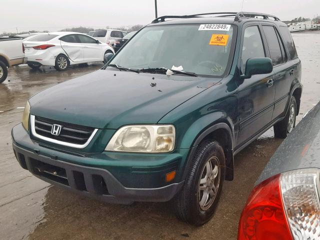 JHLRD18751S002211 - 2001 HONDA CR-V SE TEAL photo 2