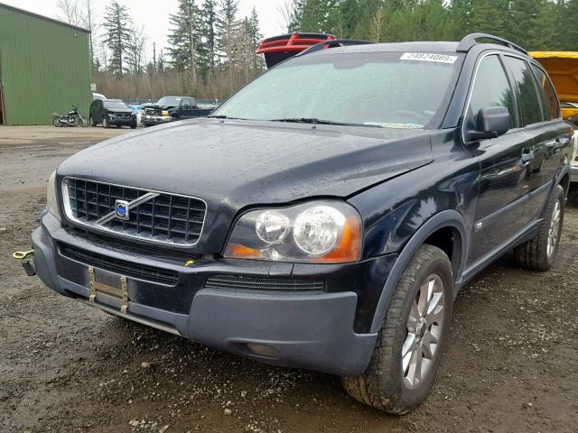 YV1CZ91H841040462 - 2004 VOLVO XC90 T6 BLACK photo 2