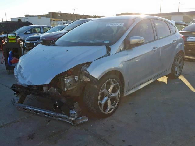 1FADP3L99DL127588 - 2013 FORD FOCUS ST SILVER photo 2