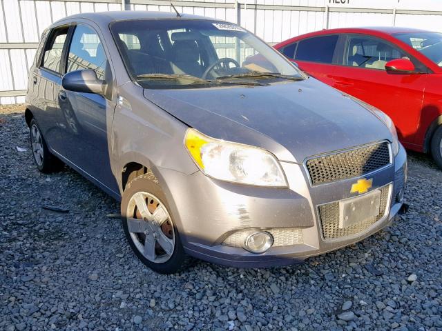 KL1TG6DE4BB170135 - 2011 CHEVROLET AVEO LT GRAY photo 1