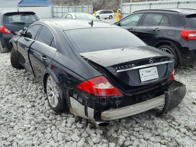 WDDDJ72X08A126856 - 2008 MERCEDES-BENZ CLS 550 BLACK photo 3