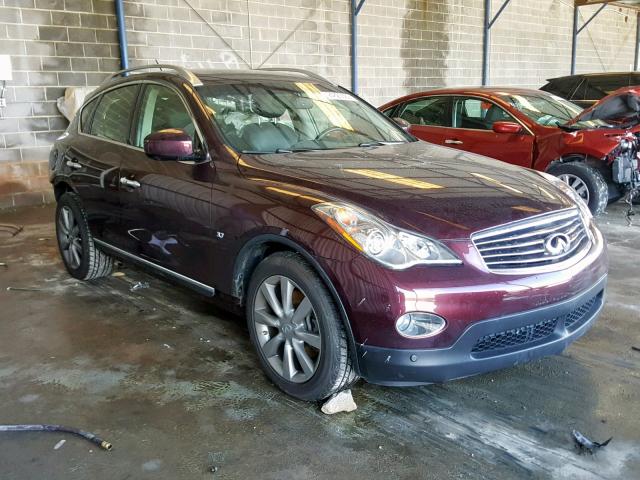 JN1BJ0HP0FM730034 - 2015 INFINITI QX50 MAROON photo 1