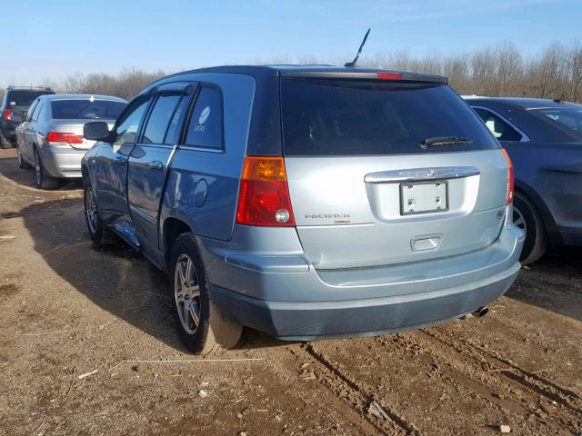 2A8GM68X38R668991 - 2008 CHRYSLER PACIFICA T BLUE photo 3