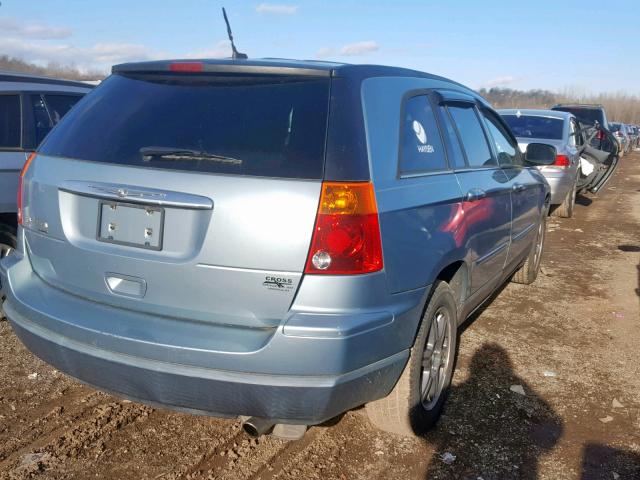 2A8GM68X38R668991 - 2008 CHRYSLER PACIFICA T BLUE photo 4