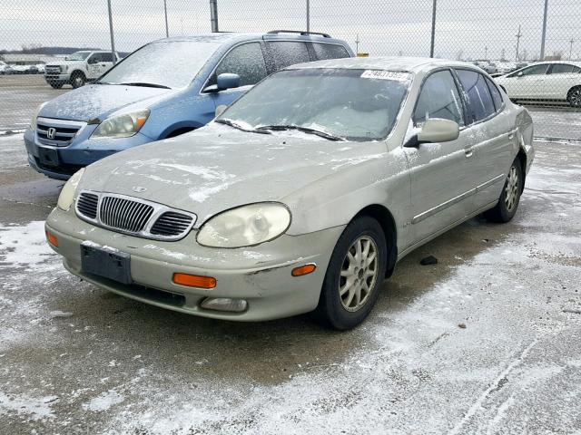 KLAVA6925YB227587 - 2000 DAEWOO LEGANZA CD BEIGE photo 2