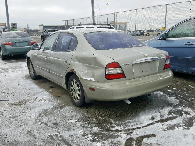 KLAVA6925YB227587 - 2000 DAEWOO LEGANZA CD BEIGE photo 3