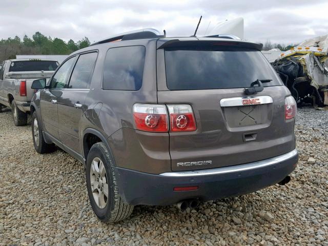 1GKER23D29J170703 - 2009 GMC ACADIA SLT BROWN photo 3